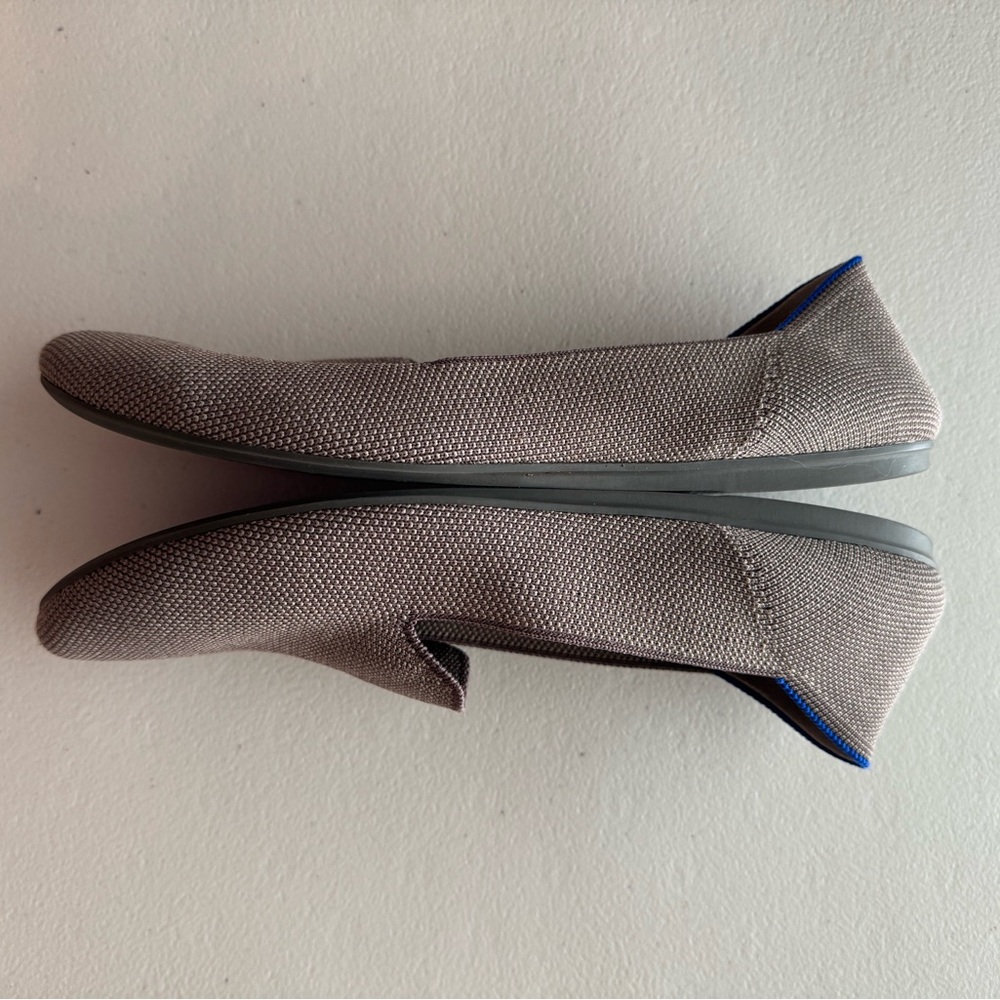 Rothys Solid Classic Mocha Light Brown Loafers Wa… - image 2